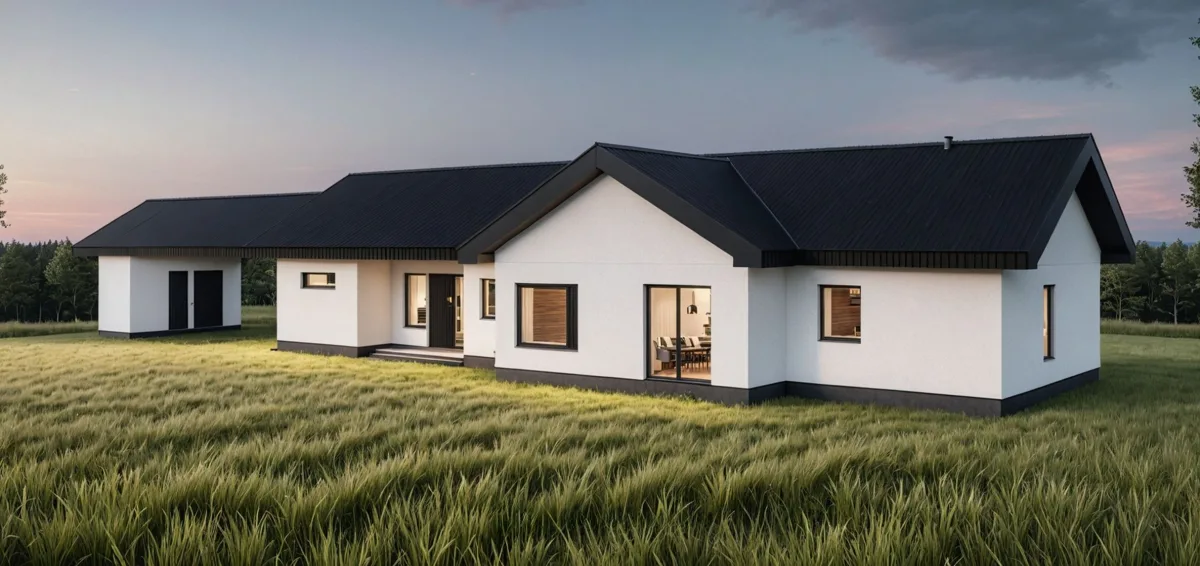 Casa Berríos · Perspectiva exterior