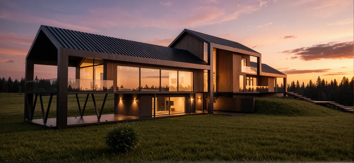 Casa Mirador del Lago · Relación con el terreno