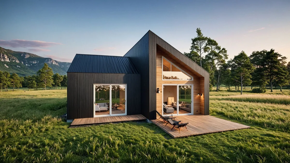 Modelo 65 · Fachada y espacio exterior